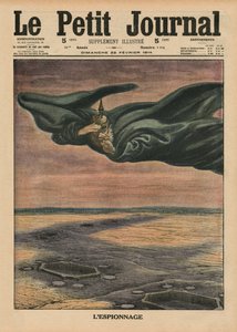 Spionage, vooromslagillustratie van 